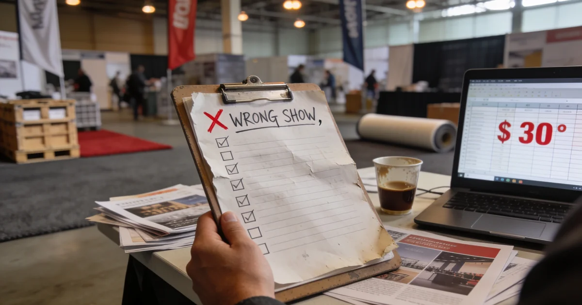 The 5 biggest trade show mistakes that cost exhibitors thousands The 5 biggest trade show mistakes that cost exhibitors thousands