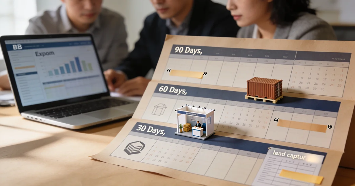 Planning a trade show in 2026: the 90-60-30 exhibitor timeline Planning a trade show in 2026: the 90-60-30 exhibitor timeline