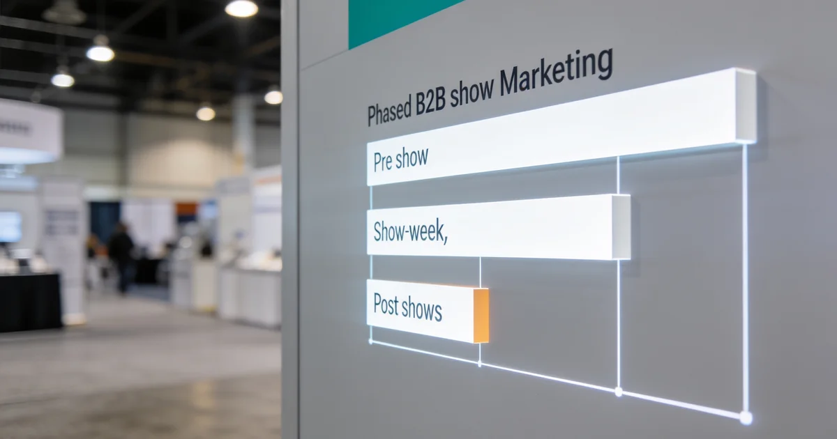 Trade show marketing checklist (pre-show, show week, post-show) Trade show marketing checklist (pre-show, show week, post-show)