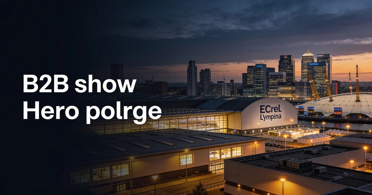 Trade shows in London 2026: calendar, venues & sectors