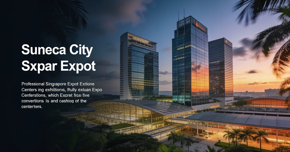 Trade shows in Singapore 2026: Suntec, Expo & key sectors